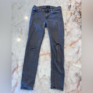 Hudson Gray Distressed Women Jeans 26